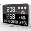 Medidor CO2 y PPM de gran pantalla, modelo CDP-10307 CE