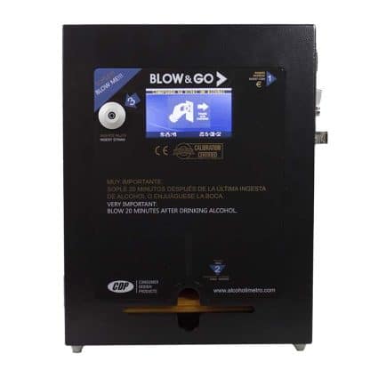 Alcoholímetro a Monedas Blow & Go CDP 4600 Black Digital