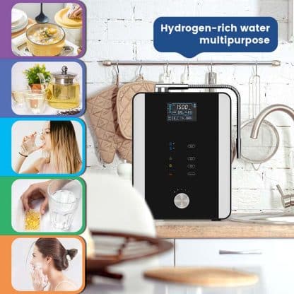 Dispensador de agua Hidrogenada, alcalina y ozonizada HIDROPURE H2. AT-H808D
